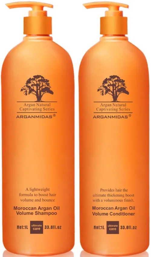 Arganmidas Moroccan Argan Oil Volume Bundle Shampoo 1000 ml & Conditioner 1000 ml
