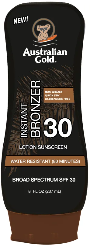 Australian Gold SPF30 Lotion With Bronzer 237 ml