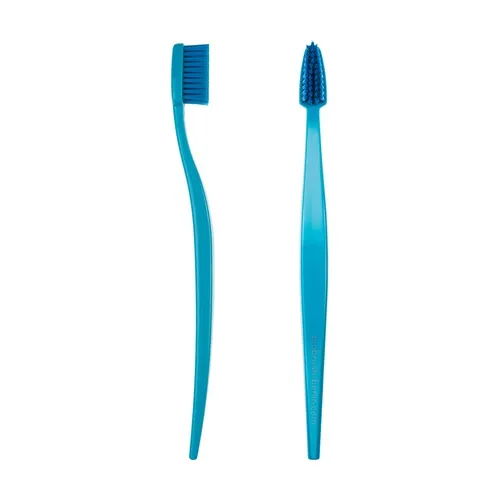 Berlin Biobrush Blaue Zahnbürste mit aktivierter Gemüsekohle - Kinderlinie mit mittleren weichen Borsten