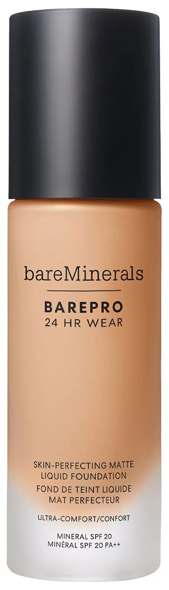 BAREPRO 24HR Wear Skin-Perfecting Matte Liquid Foundation Mineral SPF 20 Light 22 Warm