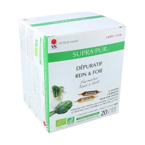 Vecteur Sante Supra'Pur Depurative - Formeln für Tag und Nacht
