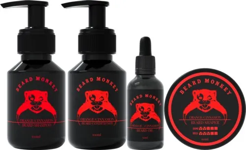 Beard Monkey Orange & cinnamon All Beard Kit