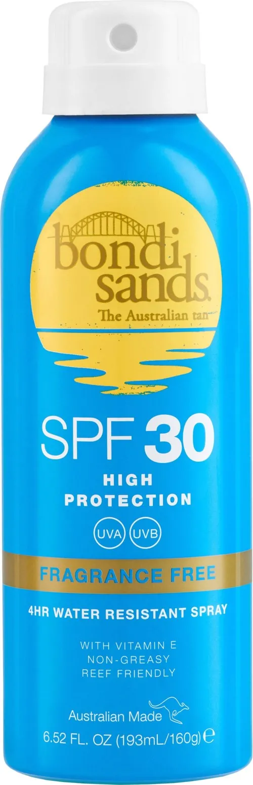 Bondi Sands SPF30 Fragrance Free Aerosol Mist Spray 193 ml