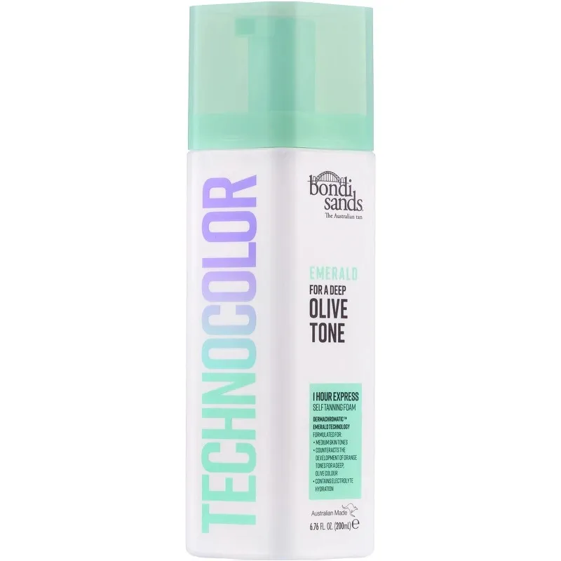 Bondi Sands Technocolor Self Tanning Foam Emerald Olive Tone 200 ml