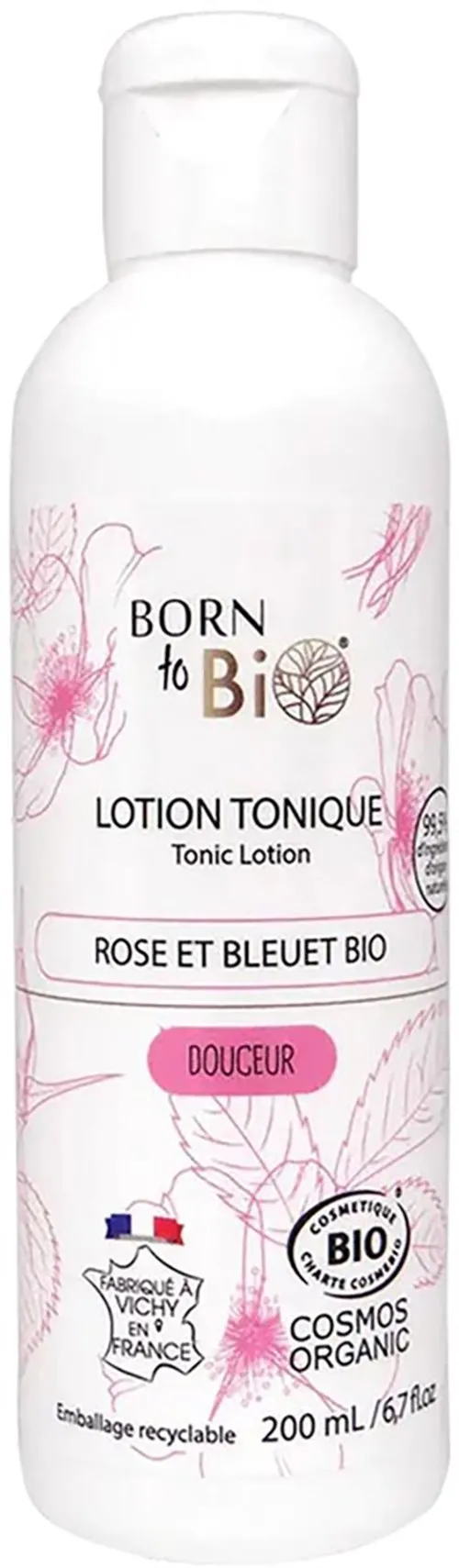 Born to Bio Tonic Lotion With Organic Rose and Blueberry Floral Waters 200 ml