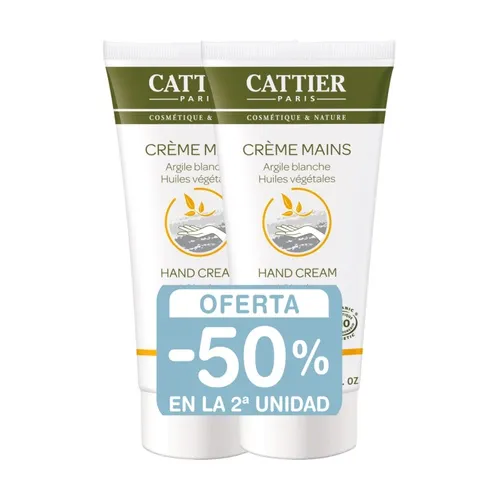 Cattier Handcreme-Packung für trockene Haut