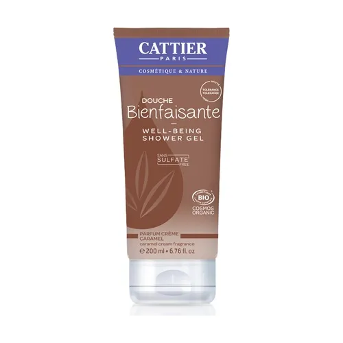 Cattier Beruhigendes Duschgel mit Karamellcremeduft
