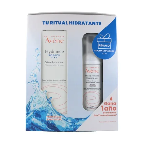 Avene Hydrance Reichhaltige Feuchtigkeitscreme + Mattierender Schaumreiniger