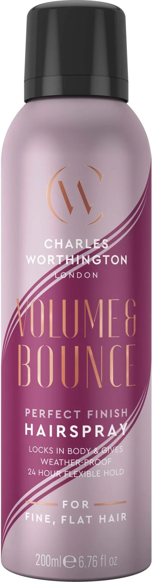 Charles Worthington Volume & Bounce Perfect Finish Hairspray 200 ml