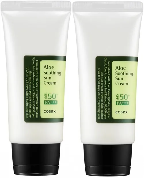 COSRX Aloe Soothing Sun Cream SPF 50 PA +++ Duo 2x50ml