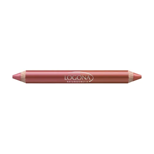 Logona Lippenstift Duo Bleistift Nr. 7 Kirsche