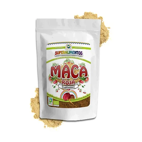 Mundo Arcoiris Rotes Maca-Pulver