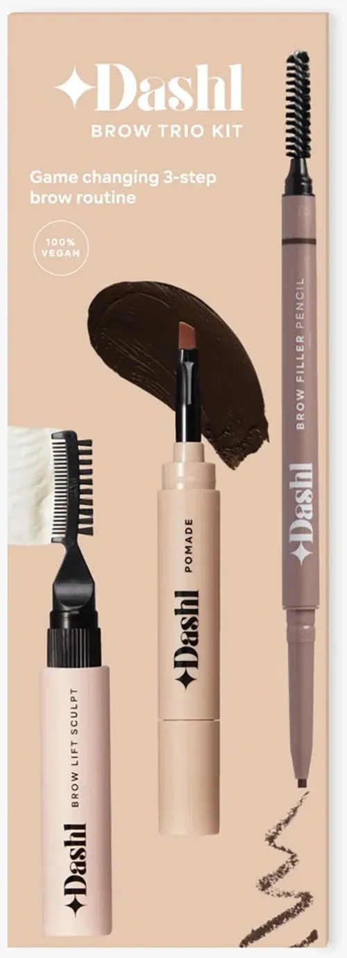 Dashl Brow Trio Kit Dark Brown