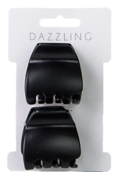 Dazzling Hår 2-pack matta hårklämmor