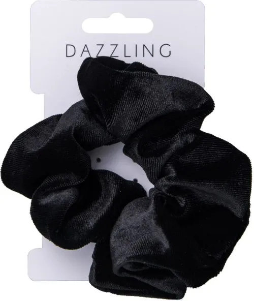 Dazzling Hår Hårsnodd sammet - svart