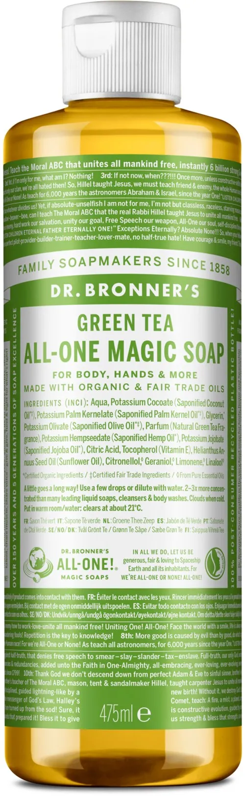 Dr. Bronner's All-One Magic Soap Green Tea 475 ml