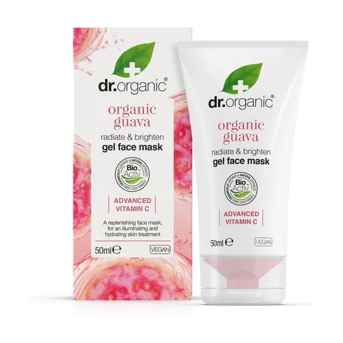 Dr. Organic Gesichtsmaske in Gel - Beleuchtung mit Guave