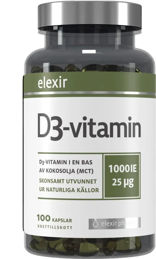 Elexir Pharma D3 Vitamin 1000 IE 100 St.