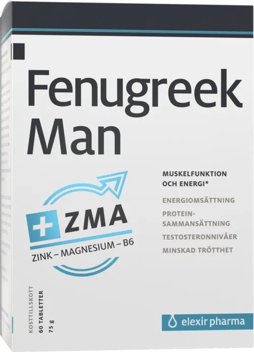 Elexir Pharma Fenugreek Man Plus ZMA 60 St.