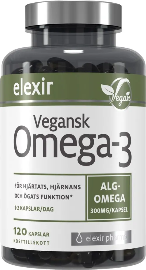 Elexir Pharma Omega3 Vegansk 120 St.