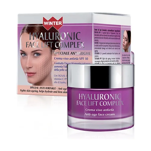 Winter Natura Hyaluronic Facelifting komplexe Maschera Viso Antieta