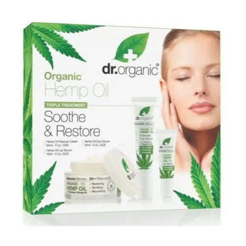 Dr. Organic Hanföl Behandlung Triple Set