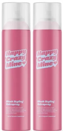 Happy Crazy Mine Woah Styling Hairspray Duo 2x300 ml