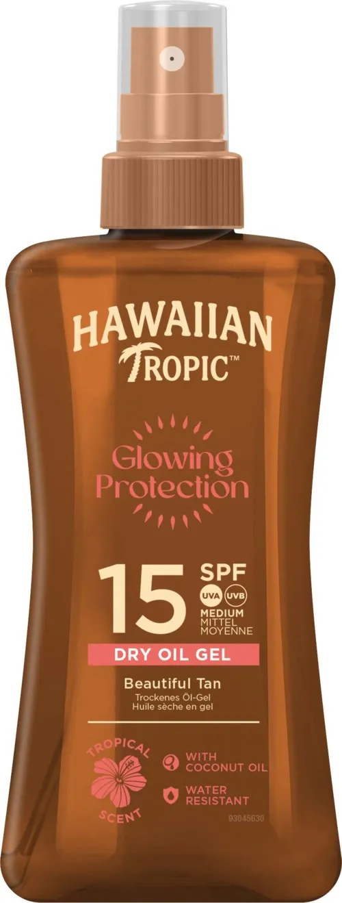 Hawaiian Tropic Glowing Protection Dry Oil Gel SPF15 200 ml