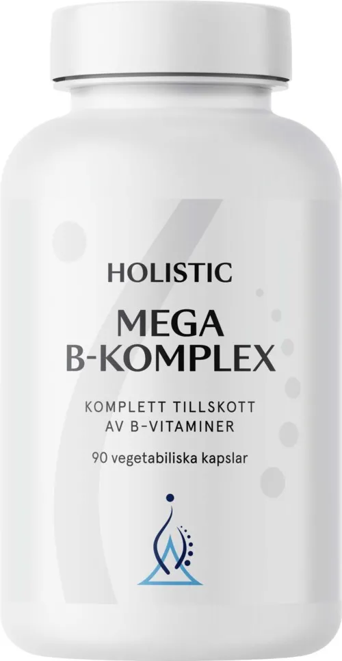 Holistic Mega B-komplex 90 vegetabiliska kapslar 90 St.