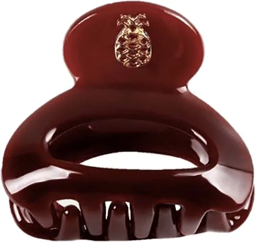 Ia Bon Small Hair Claw Burgundy