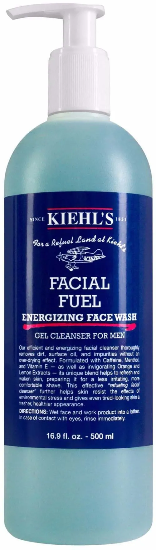 Kiehl's Men Facial Fuel Energizing Face Wash For Men 500 ml