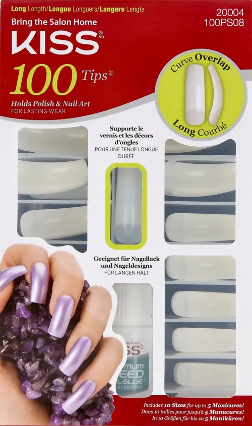 Kiss 100 Nails Curve Overlap