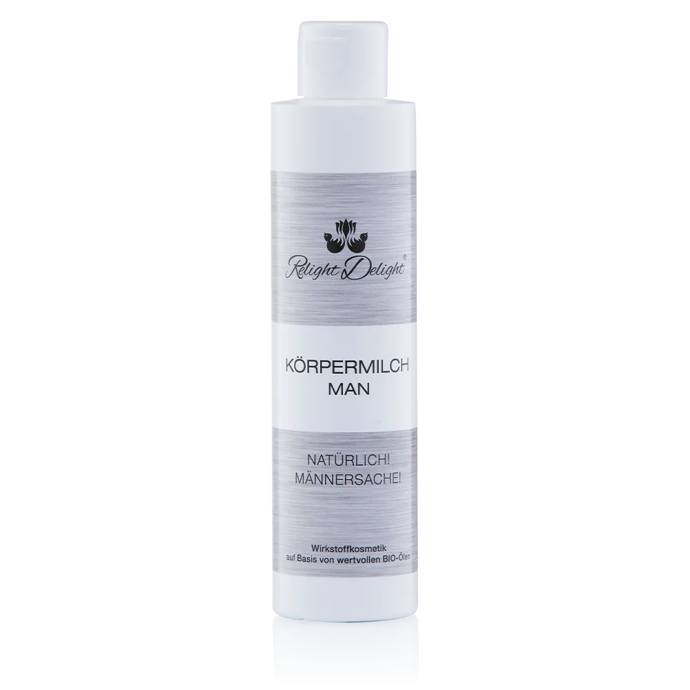 Männer Körpermilch Ginseng Ingwer 200ml Relight Delight