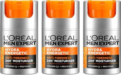 L'Oréal Paris Men Expert Hydra Energetic Moisturising Lotion 50 ml x 3