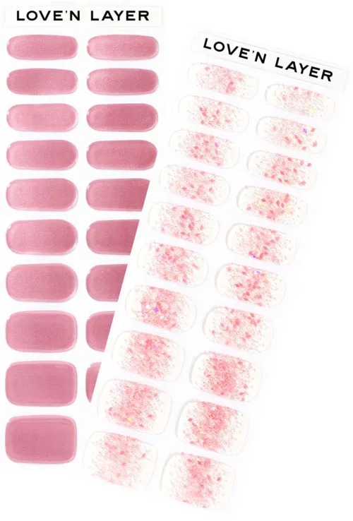 Love'n Layer Mix Metallic & Sparkle Pink