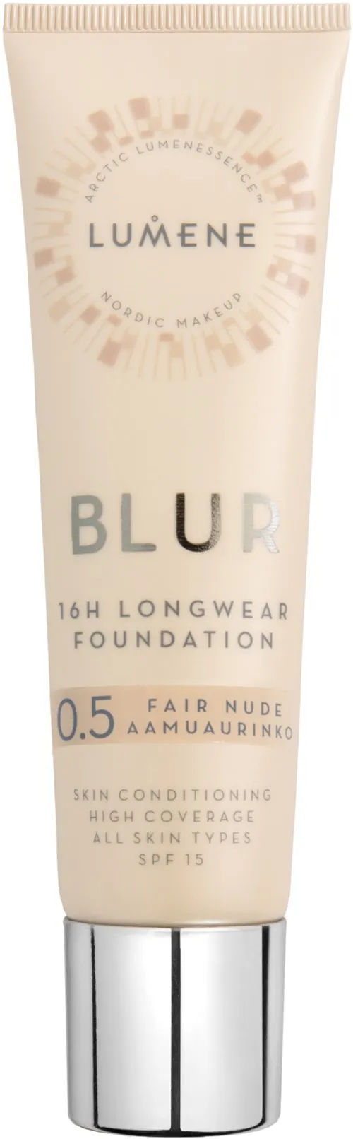 Lumene Blur 16H Longwear Foundation 0.5 Fair Nude