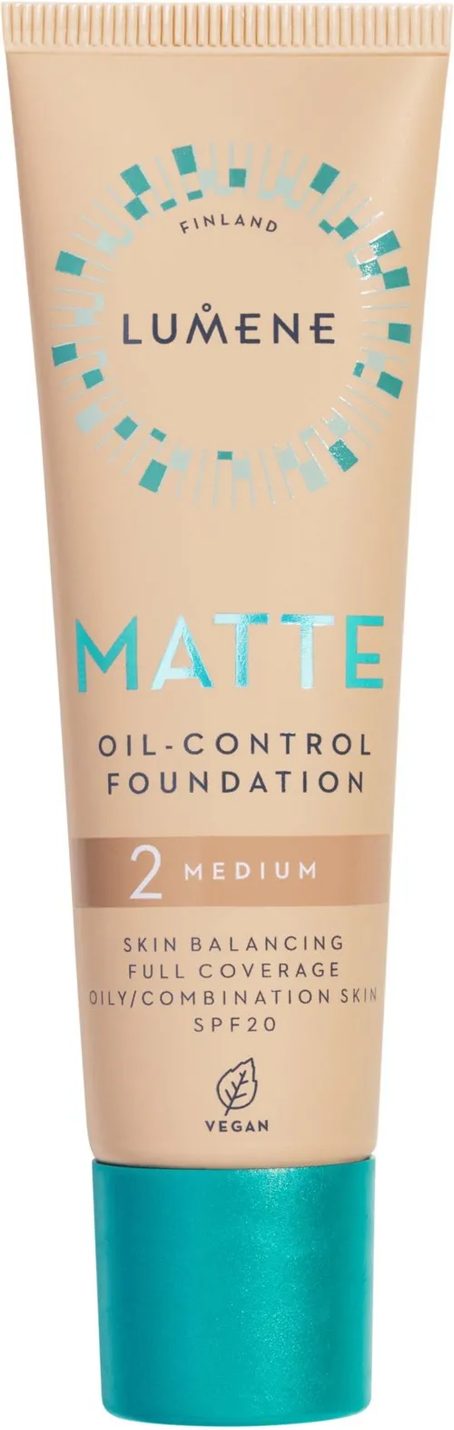 Lumene Matte Oil-Control Foundation SPF20 2 Medium