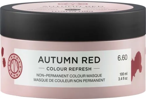 maria nila Colour Refresh Non-Permanent Colour Masque 6.60 Autumn Red
