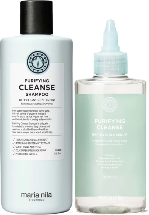 maria nila Purifying Cleanse Bundle Shampoo 350 ml & Serum 150 ml