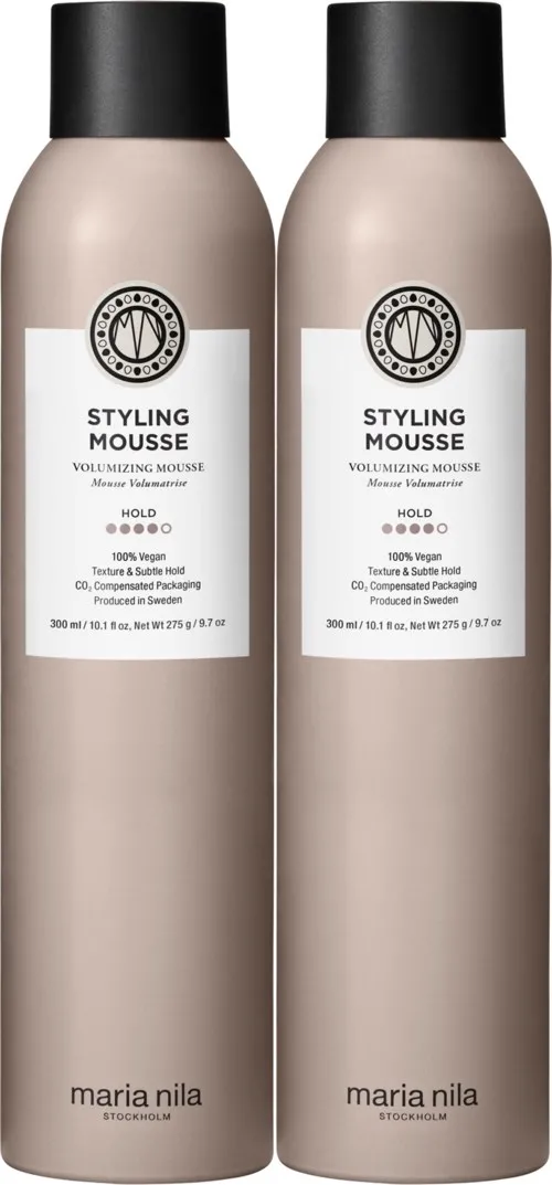 maria nila Style & Finish Styling Mousse 300 ml x 2