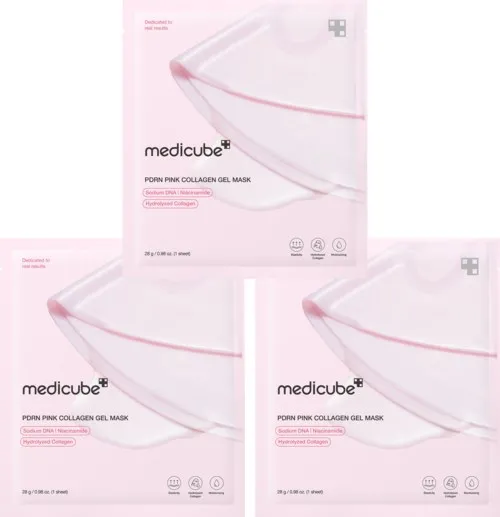 Medicube PDRN Pink Collagen Gel Mask 28 g x 3
