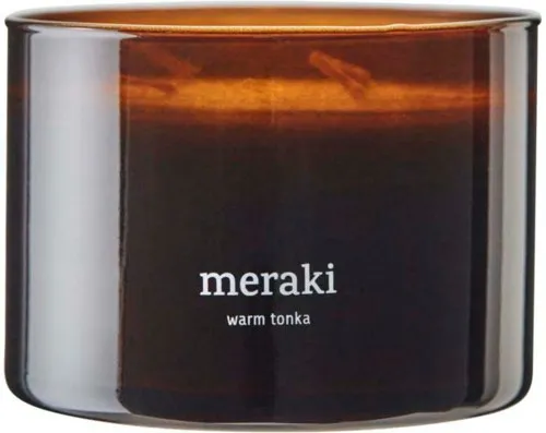 Meraki Warm Tonka Scented Candle Large