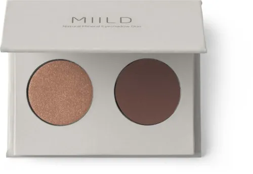 Miild Natural Mineral Eyeshadow Duo Brown Orb
