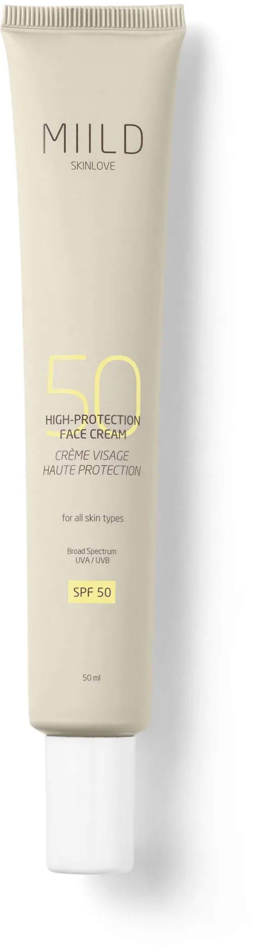 Miild Skinlove High-Protection Face Cream SPF55 50 ml