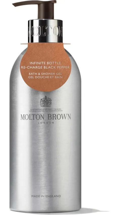 Molton Brown Infinite Bottle Re-charge Black Pepper Bath & Shower Gel 400 ml