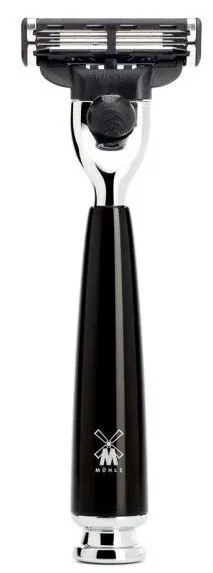 Mühle Rytmo 3-Blade Razor High-Grade Resin Black Mach3®