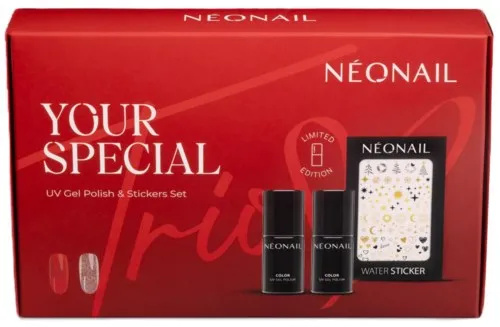 NEONAIL YOUR SPECIAL TRIO - UV Gel Polish & Stickers Set