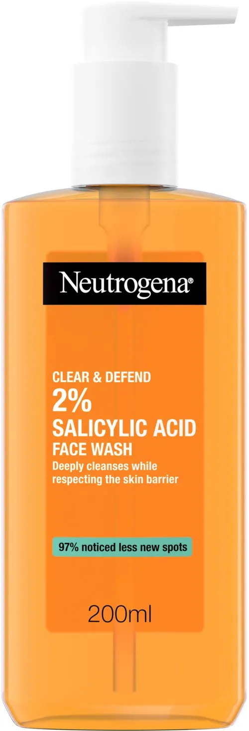 Neutrogena Clear & Defend 2 % Salicylic Acid Face Wash 200 ml