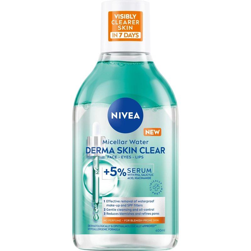 Nivea DERMA Skin Clear Serum-Infused Micellar Water 400 ml