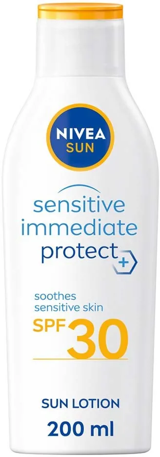NIVEA SUN Sensitive Immediate Protect Sun Lotion SPF30 200 ml